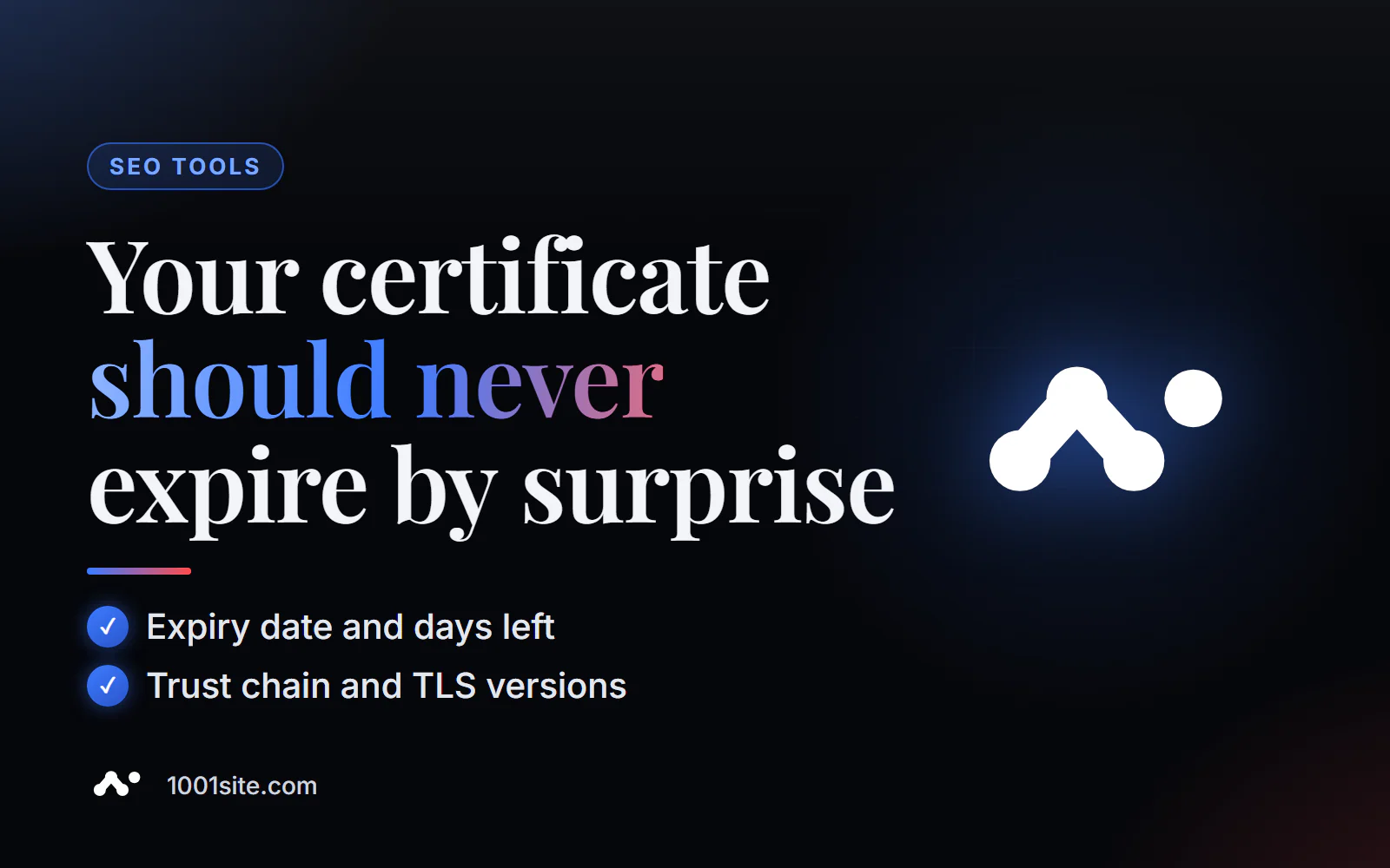 Comproveu el vostre certificat SSL en línia: emissor, període de validesa, cadena de confiança i versions TLS