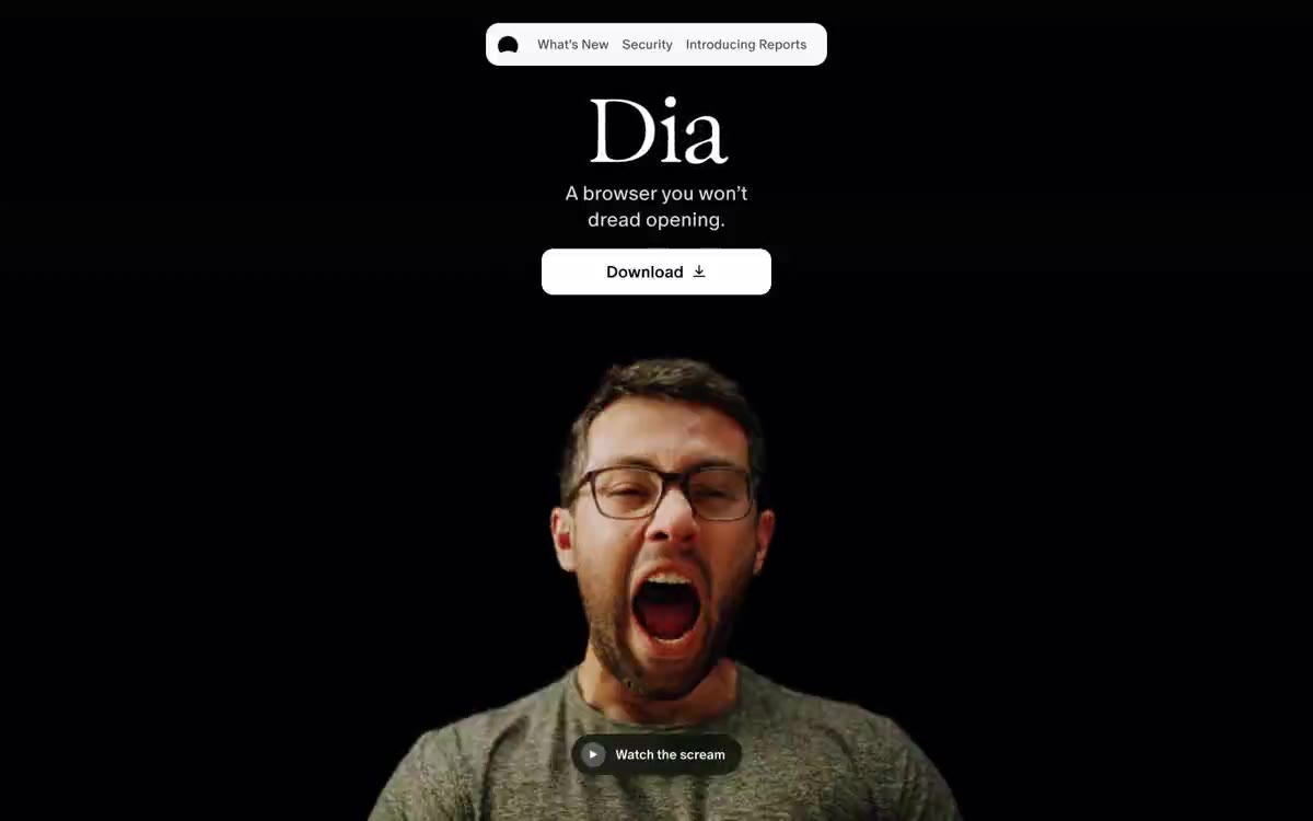 Dia Browser — eng Virschau vun enger Säit an dësem Stil