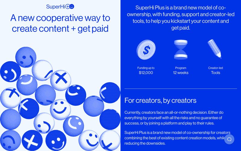 SuperHi Plus — estilo honetako gune baten aurrebista