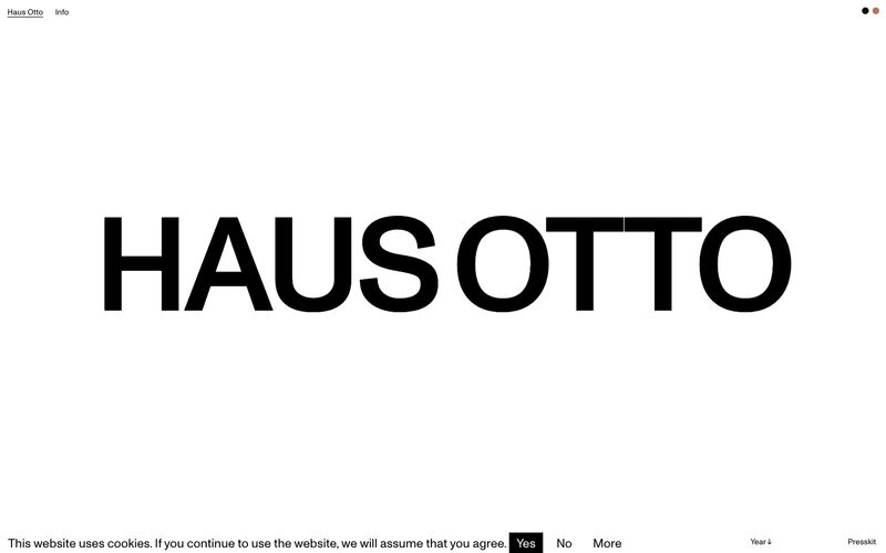 Haus Otto — μια προεπισκόπηση ενός ιστότοπου σε αυτό το στυλ
