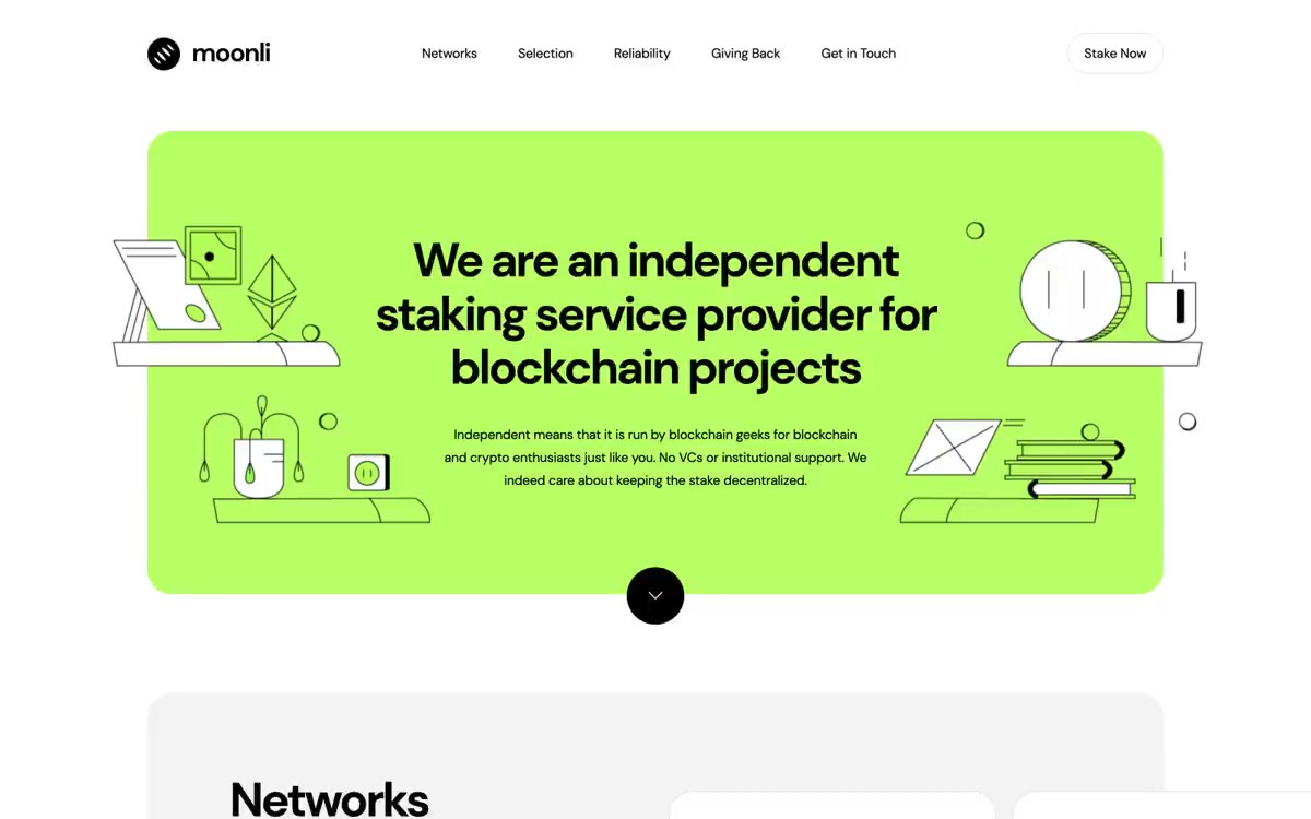 Moonli — estilo honetako gune baten aurrebista