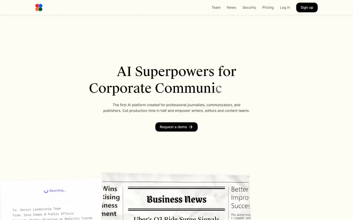 Symbolic — eine Vorschau einer Website in diesem Stil