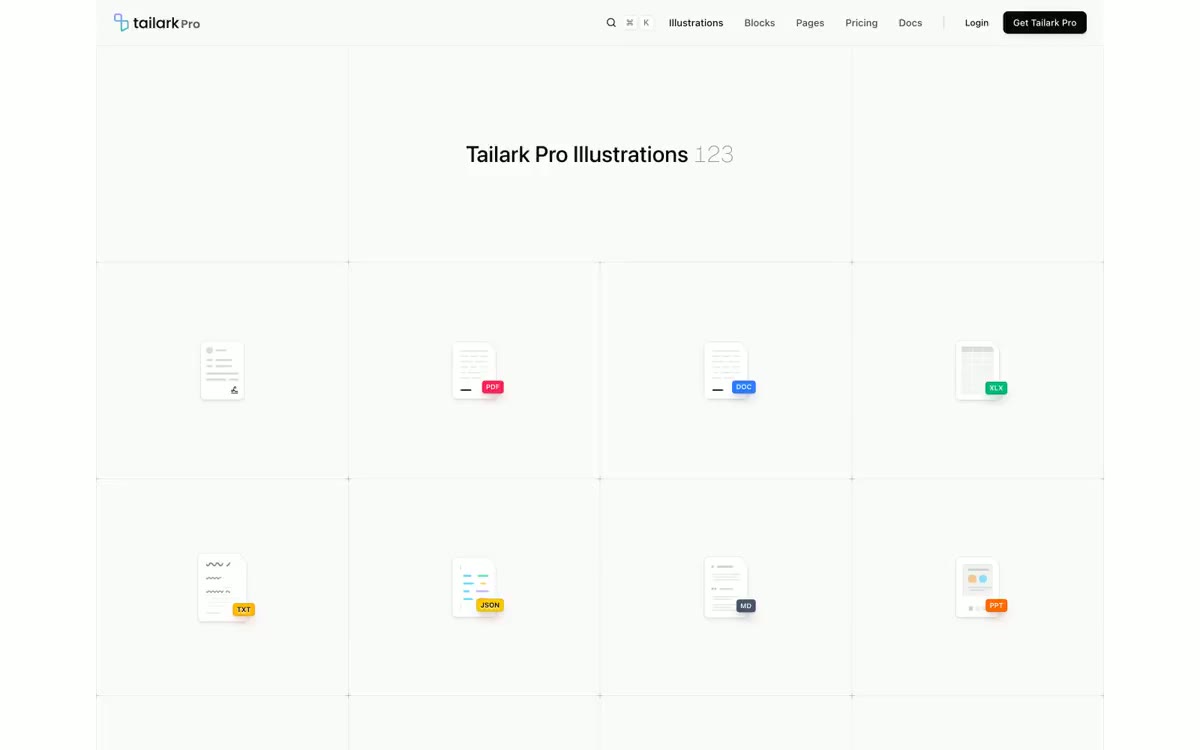 Tailark Pro — eine Vorschau einer Website in diesem Stil