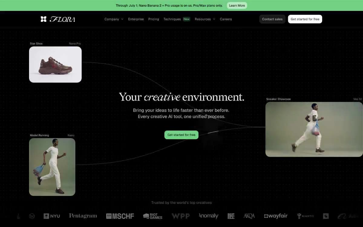 FLORA — превью сайта в этом стиле