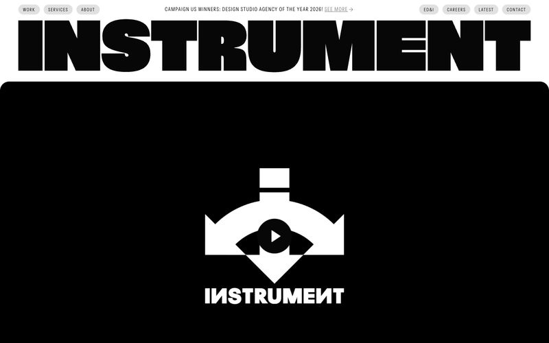 Instrument — náhled webu v tomto stylu
