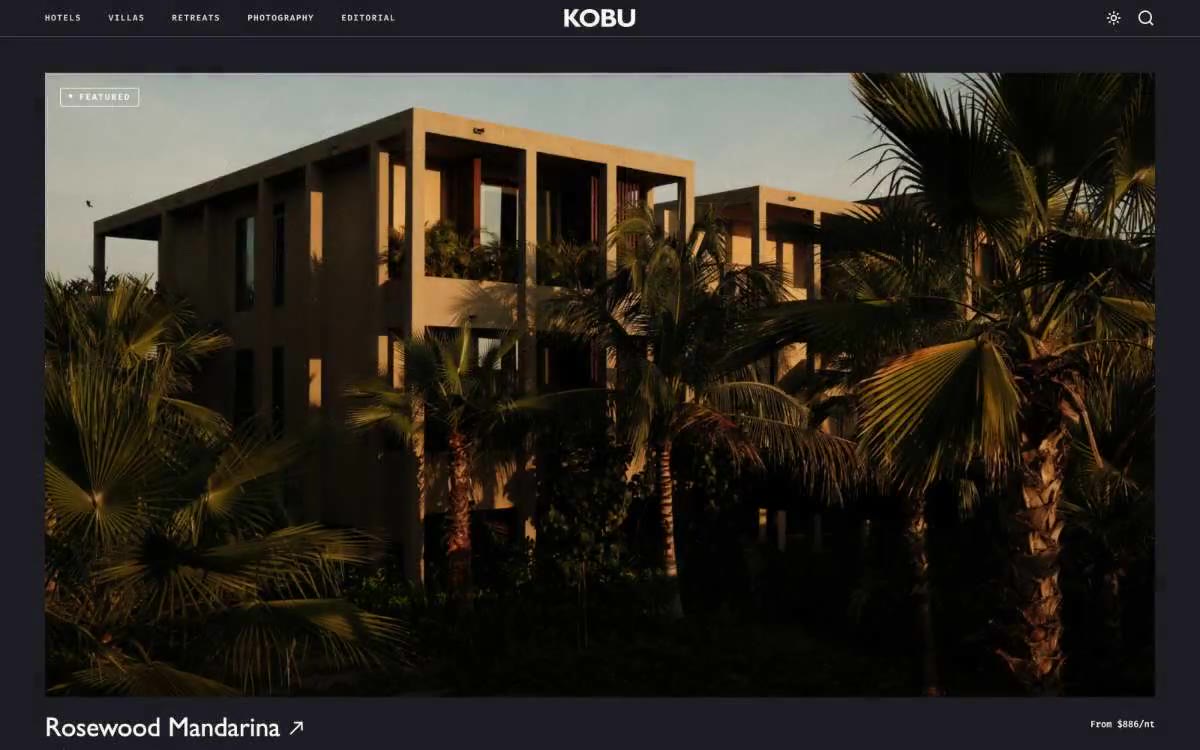 Kobu — selle stiili saidi eelvaade