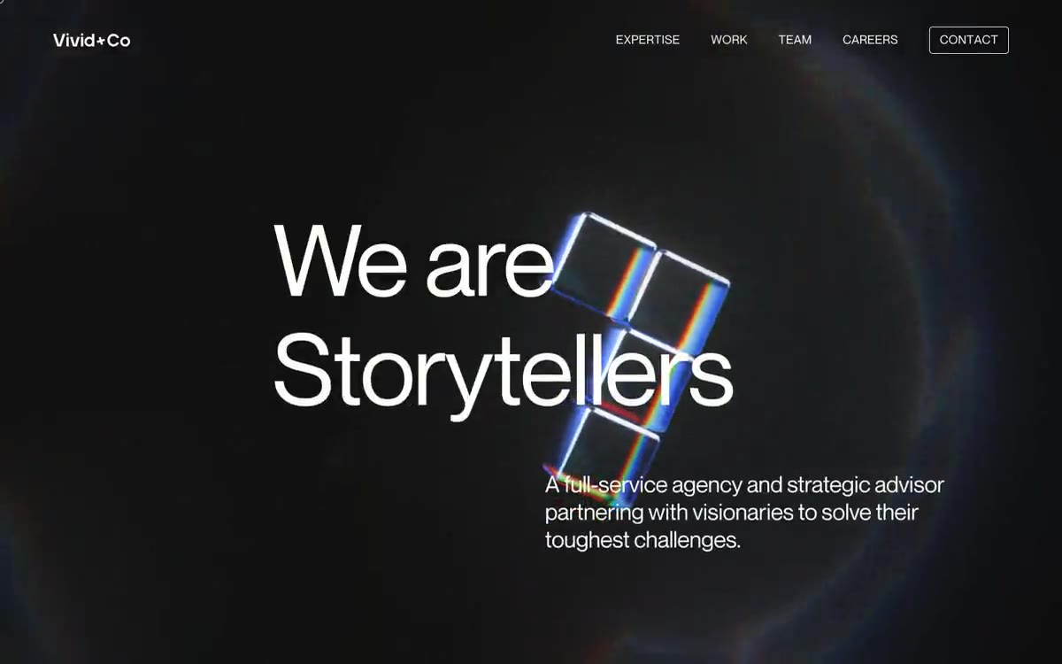 Vivid+Co — eine Vorschau einer Website in diesem Stil