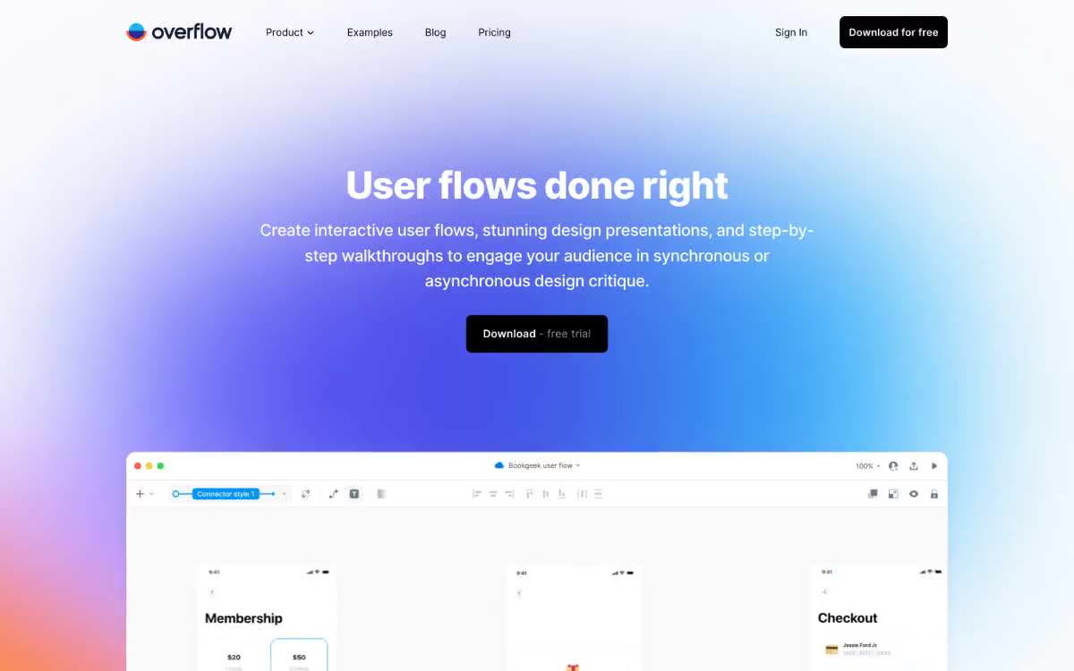 Overflow — estilo honetako gune baten aurrebista