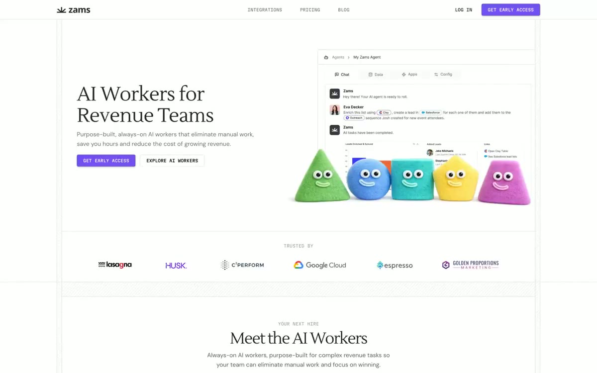 Obviously — eine Vorschau einer Website in diesem Stil