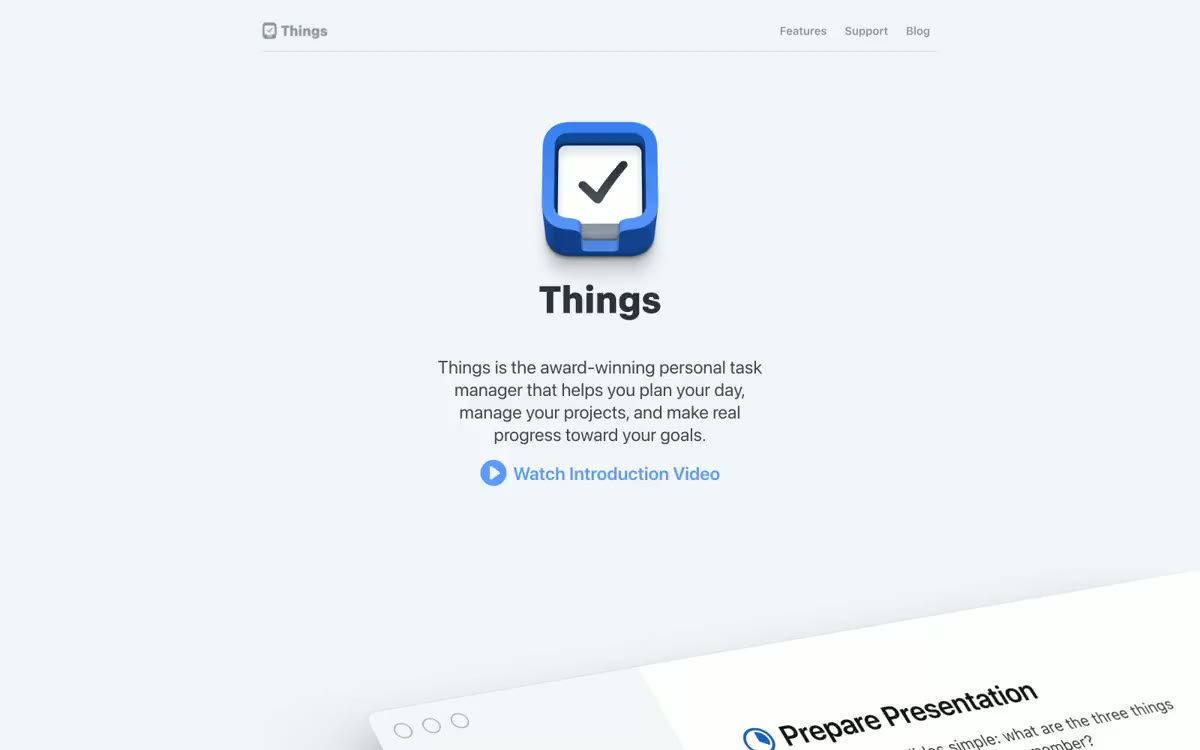 Things — estilo honetako gune baten aurrebista