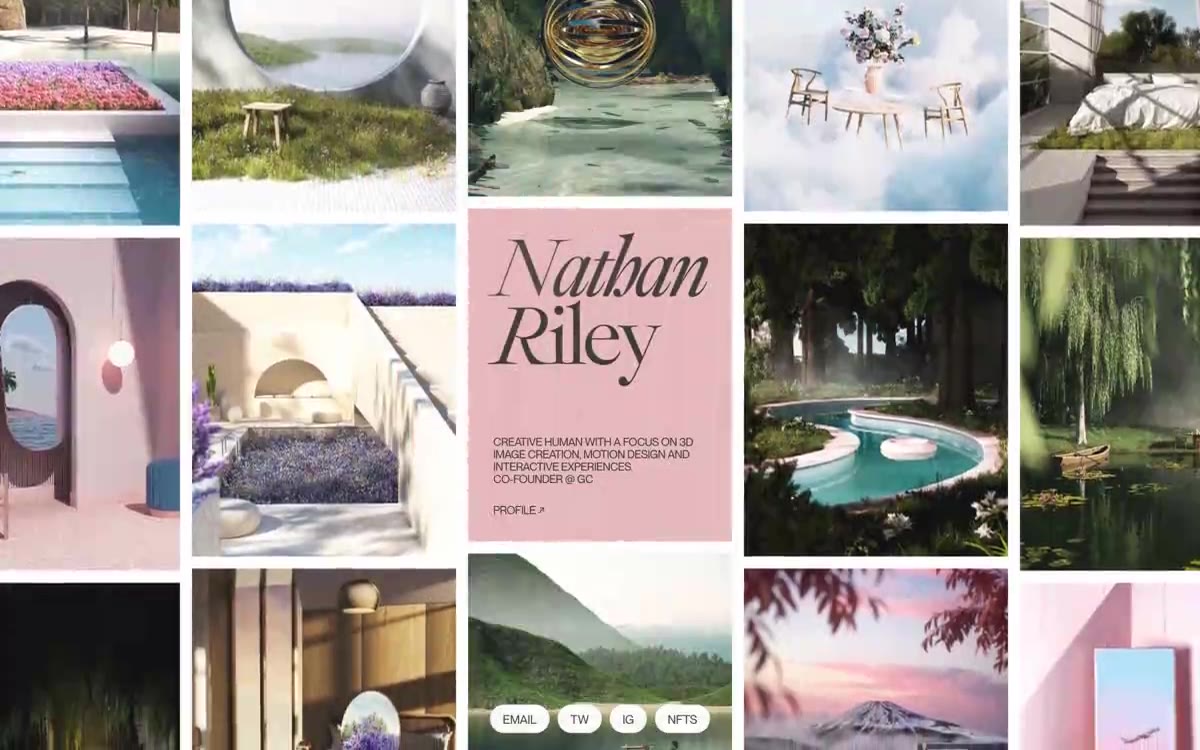 Nathan Riley — پیش‌نمایشی از یک سایت با این سبک