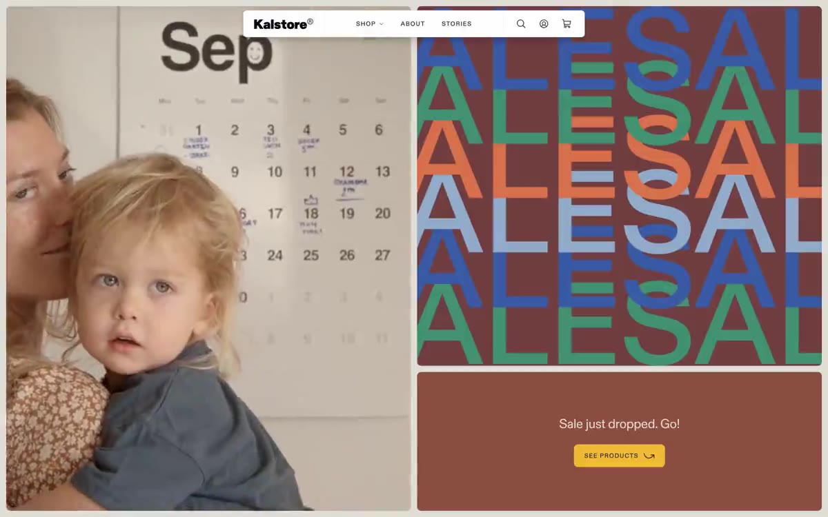 Kalstore — estilo honetako gune baten aurrebista