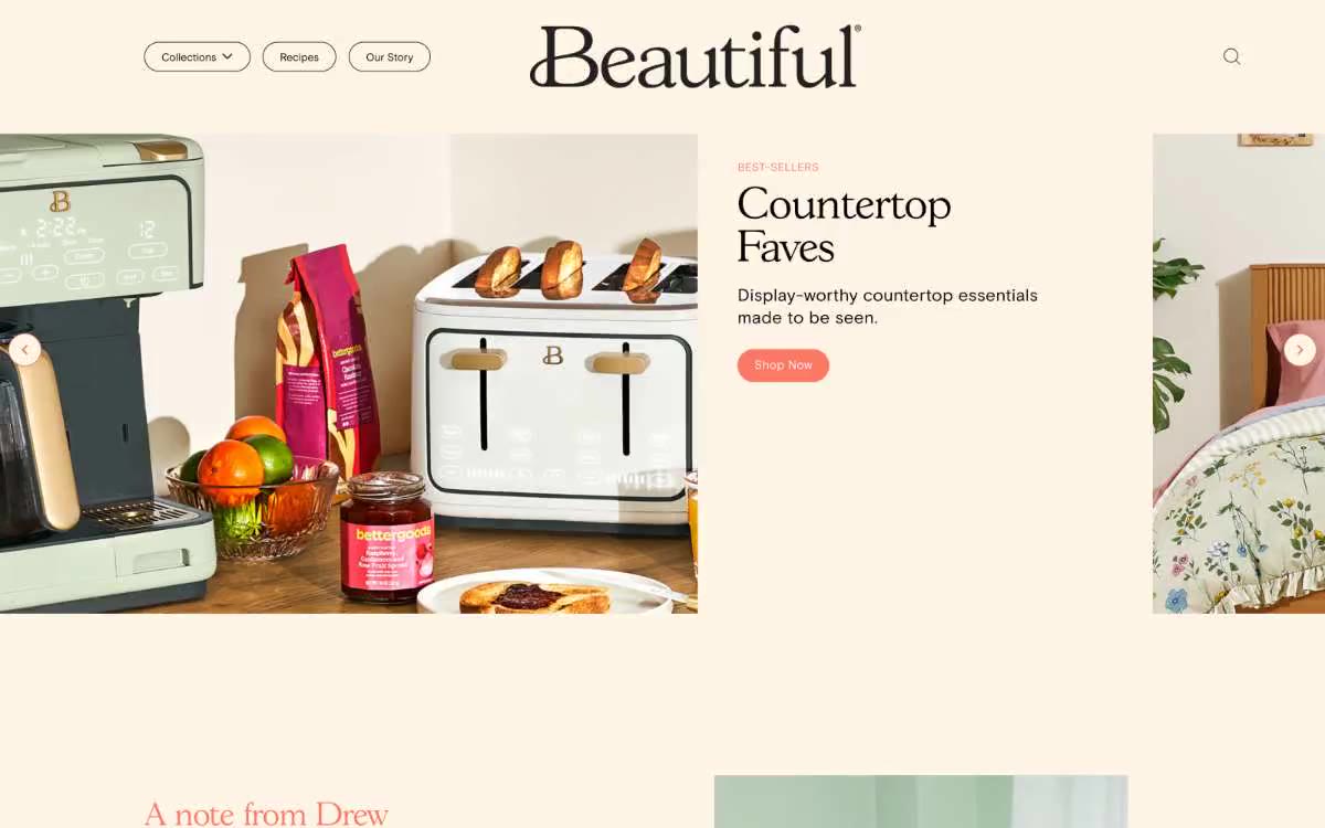 Beautiful — eine Vorschau einer Website in diesem Stil