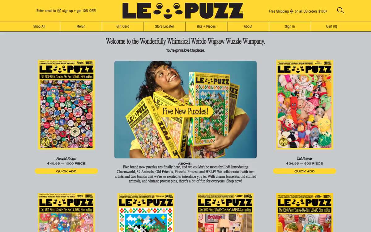 Le Puzz – svetainės peržiūra šiuo stiliumi