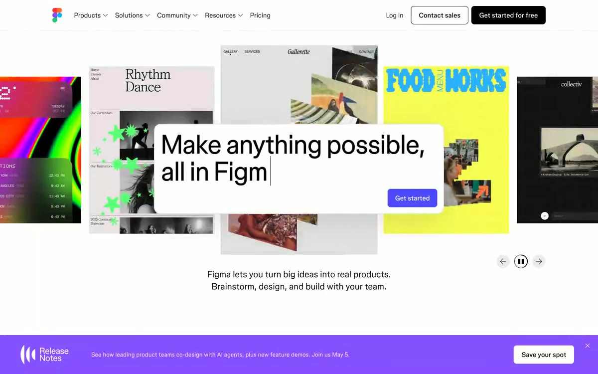 Figma — превью сайта в этом стиле