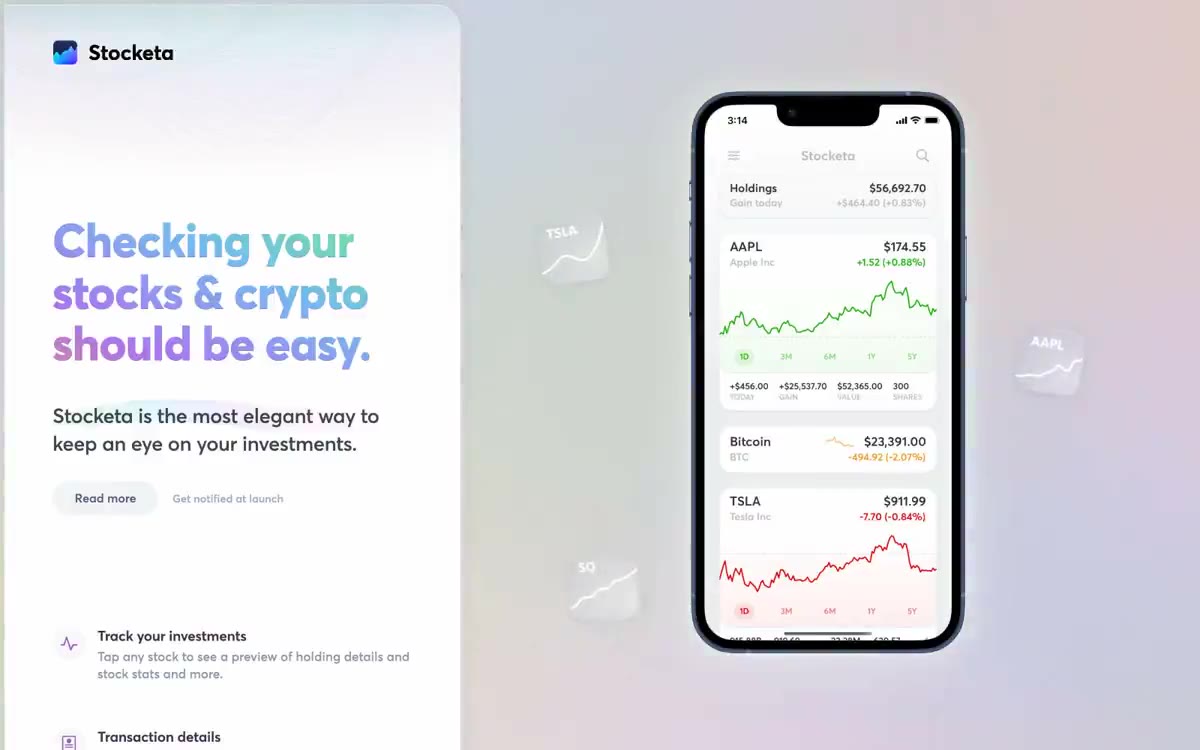 Stocketa — sawangan situs dina gaya ieu