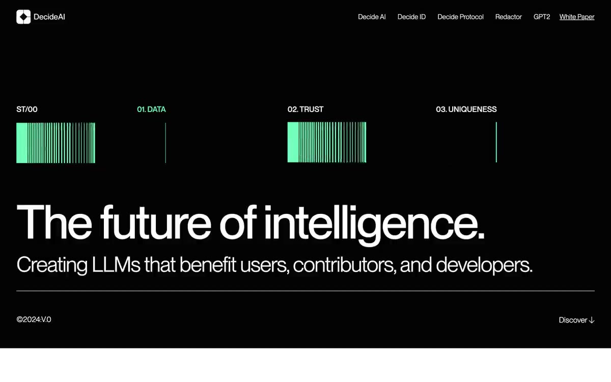 Decide AI — estilo honetako gune baten aurrebista