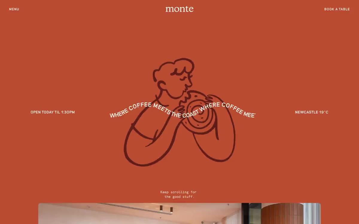 Monte — estilo honetako gune baten aurrebista
