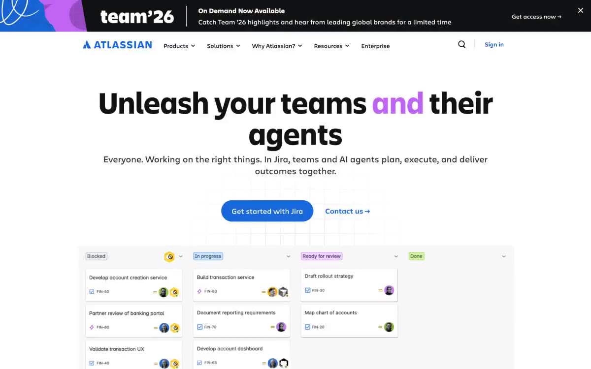 Atlassian — previżjoni ta' sit f'dan l-istil