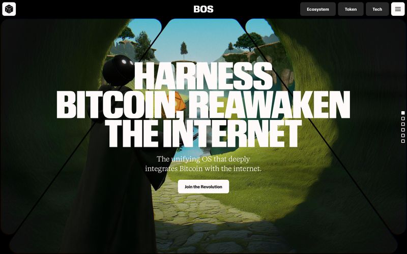 BitcoinOS — nlele nke saịtị n'ụdị a