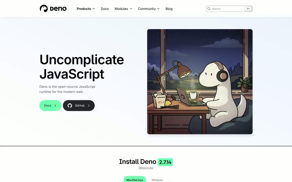 Deno — estilo honetako gune baten aurrebista