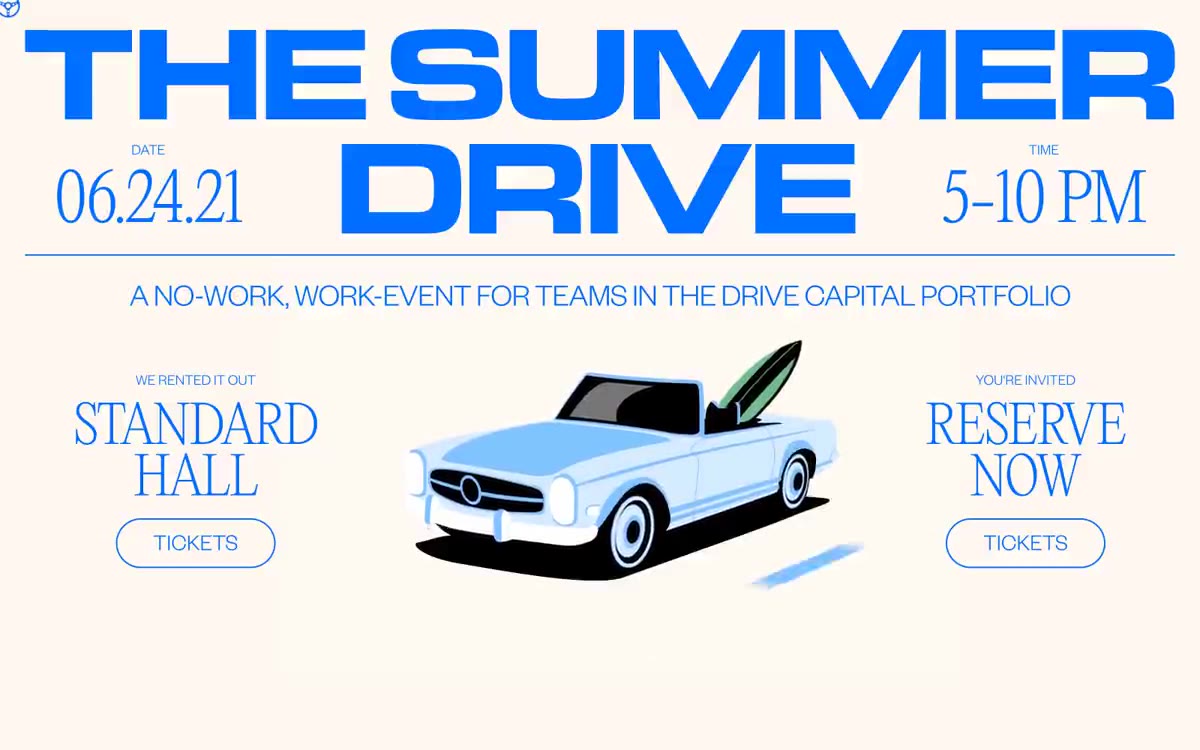 Drive Capital — eine Vorschau einer Website in diesem Stil