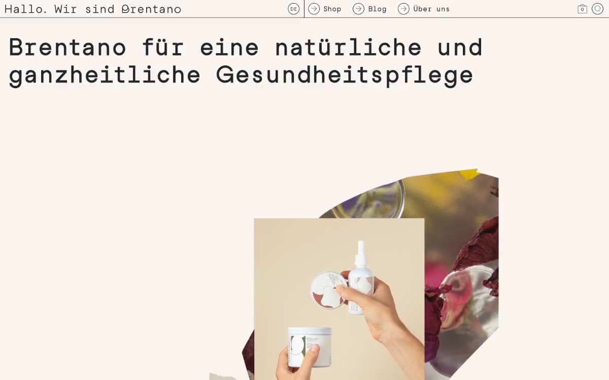 My Brentano — eine Vorschau einer Website in diesem Stil