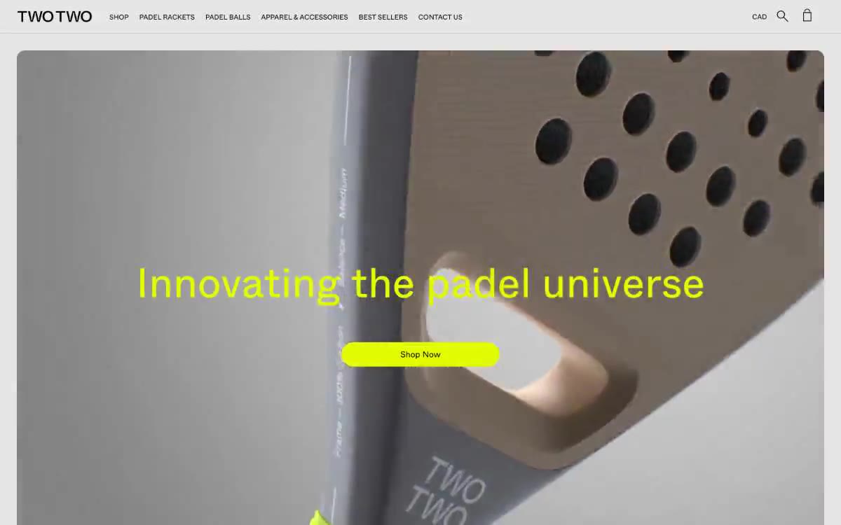 TWOTWO — eine Vorschau einer Website in diesem Stil