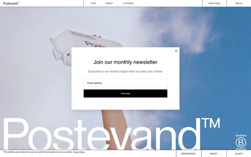 Postevand — bu tarzda bir sitenin önizlemesi