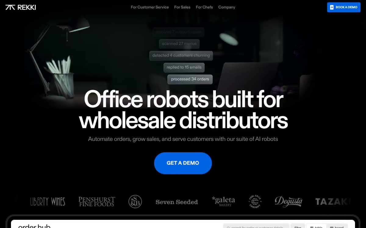 REKKI — eine Vorschau einer Website in diesem Stil