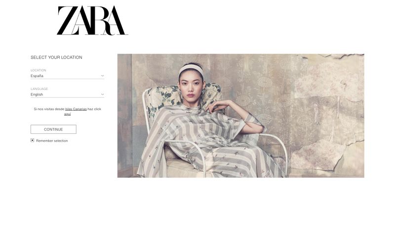 Zara — estilo honetako gune baten aurrebista
