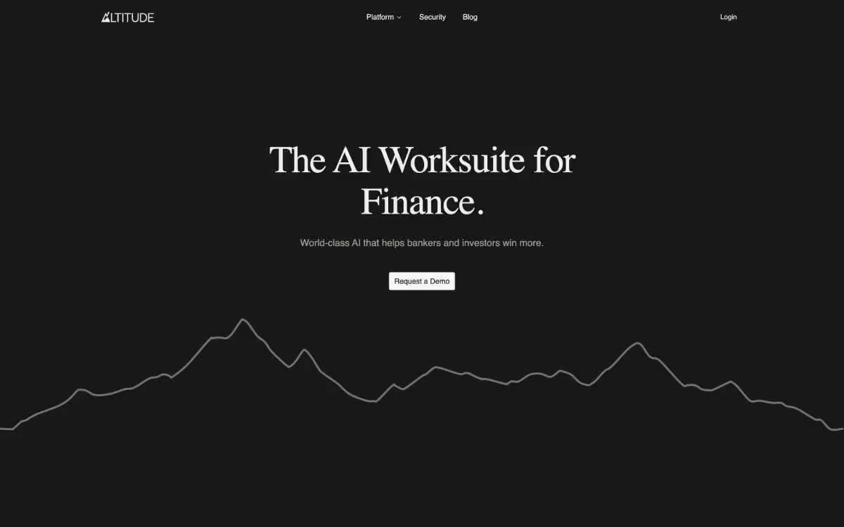 Altitude — eine Vorschau einer Website in diesem Stil