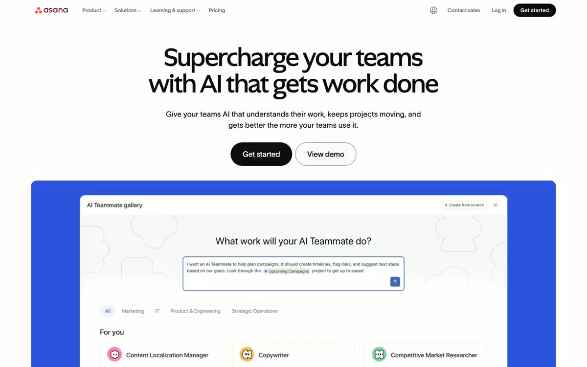 Asana — estilo honetako gune baten aurrebista