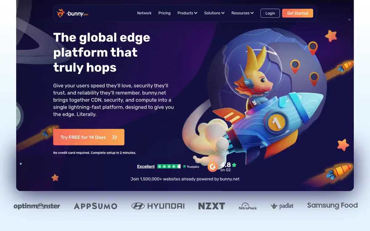 bunny — Орбитальная кроличья ретрансляция. Создавайте страницы в виде бледно-голубого ландшафта краевой сети,…