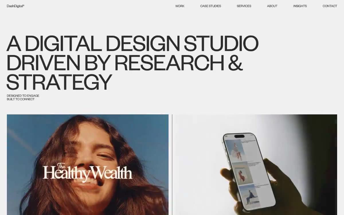 Dash Digital Studio — estilo honetako gune baten aurrebista