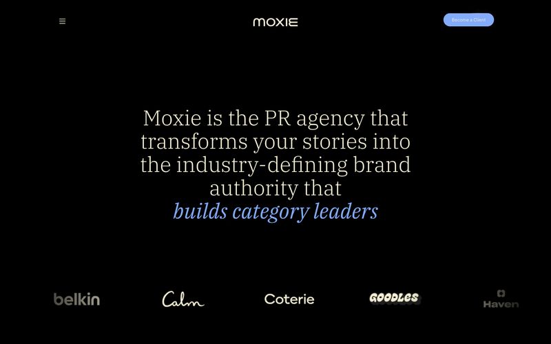 Moxie — eine Vorschau einer Website in diesem Stil