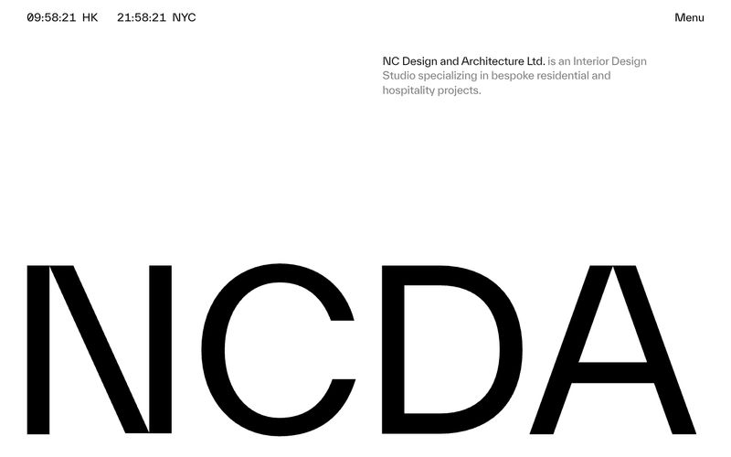 NCDA — eine Vorschau einer Website in diesem Stil
