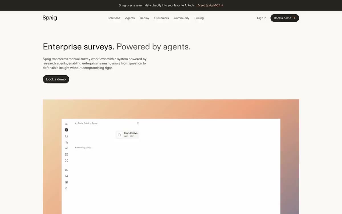 Sprig — превью сайта в этом стиле