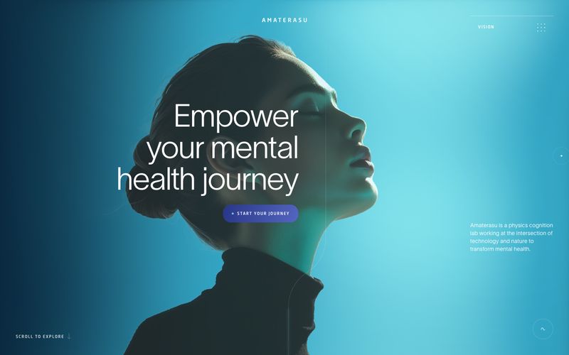 Amaterasu — eine Vorschau einer Website in diesem Stil