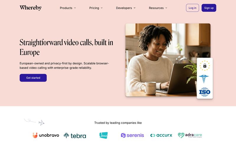 Secure — eine Vorschau einer Website in diesem Stil