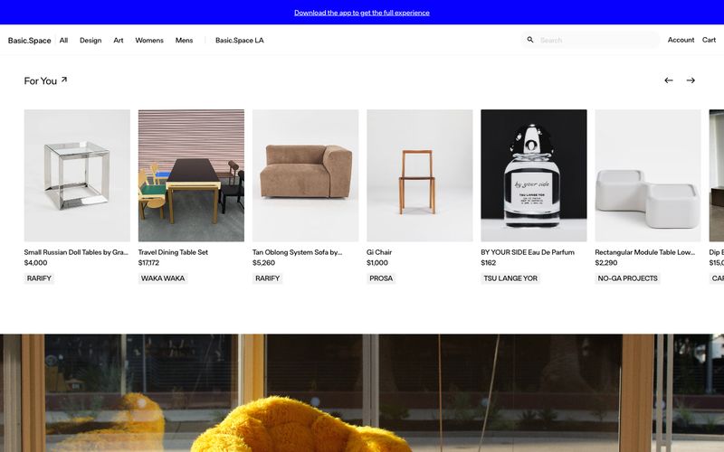 Basic.Space — eine Vorschau einer Website in diesem Stil