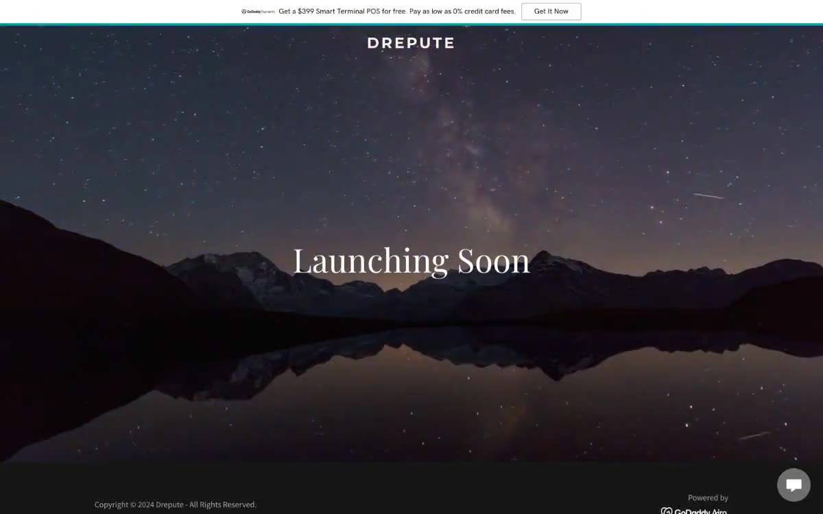 Drepute — eine Vorschau einer Website in diesem Stil