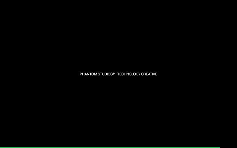 Phantom Studios — eine Vorschau einer Website in diesem Stil