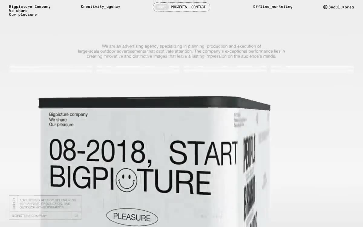 Bpco — eine Vorschau einer Website in diesem Stil