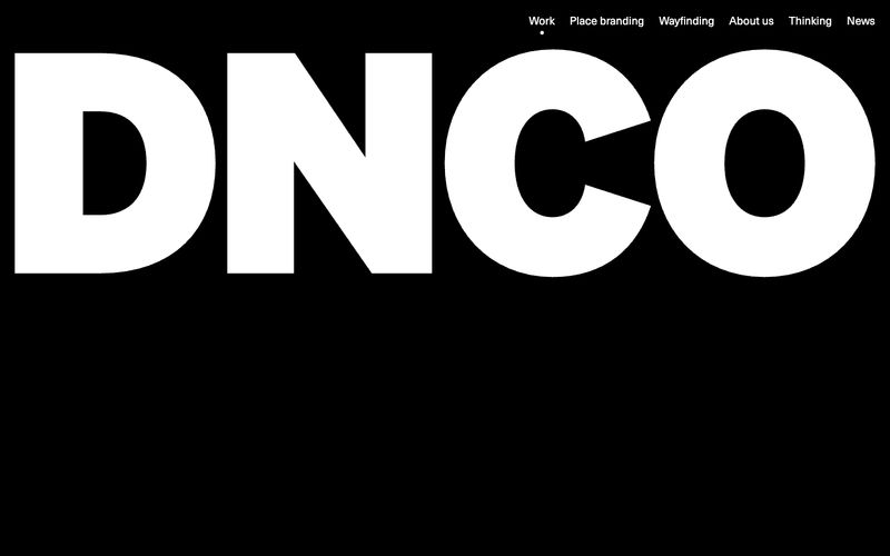 DNCO — превью сайта в этом стиле