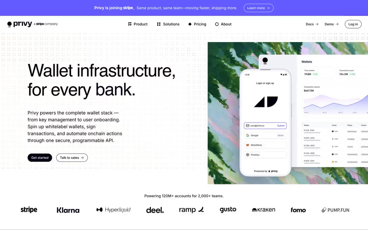 Privy — eine Vorschau einer Website in diesem Stil