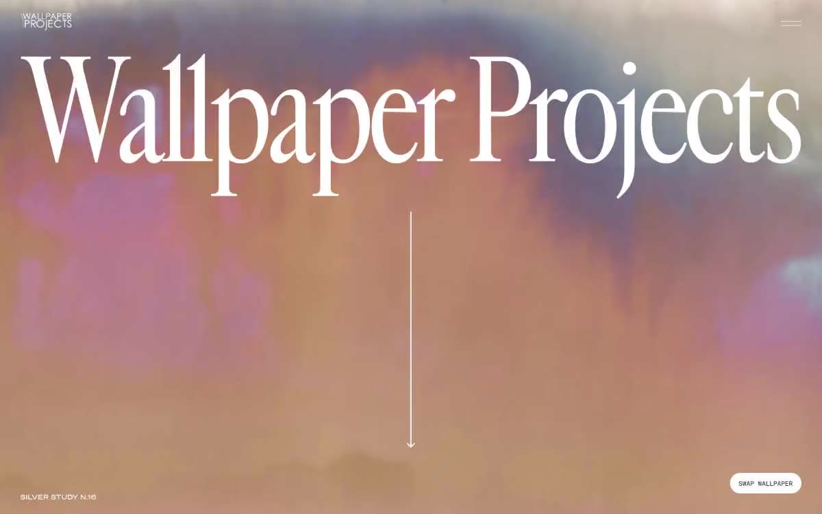 Wallpaper Projects — previżjoni ta' sit f'dan l-istil