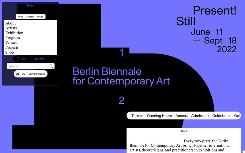 12 — eine Vorschau einer Website in diesem Stil