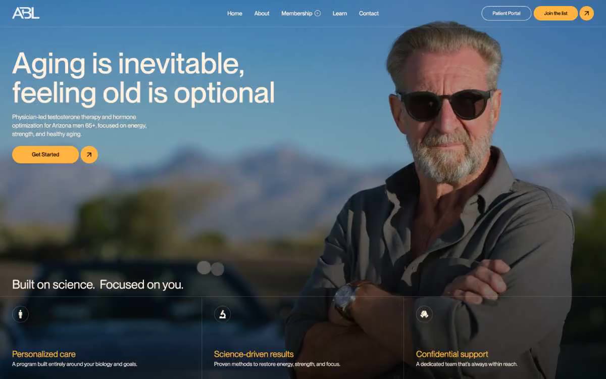 Abetterlou — eine Vorschau einer Website in diesem Stil