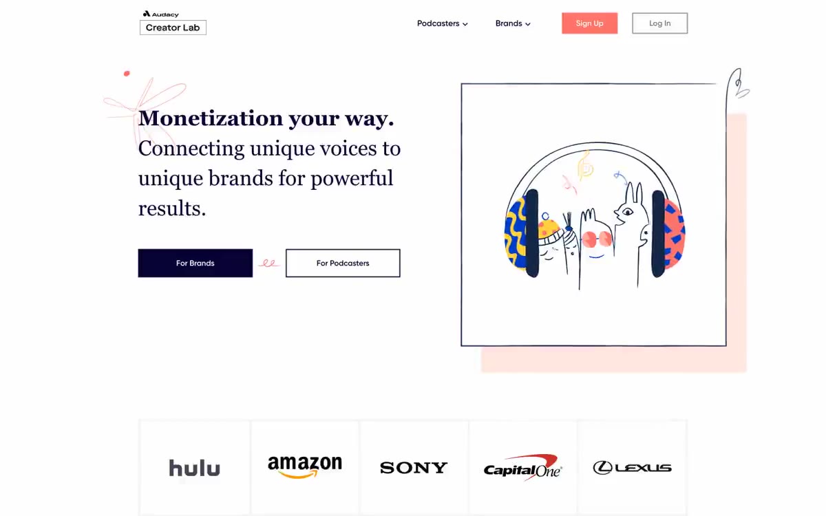Podcorn — estilo honetako gune baten aurrebista